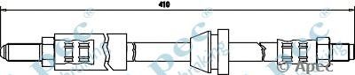 APEC BRAKING hos3077 -  Тормозной шланг